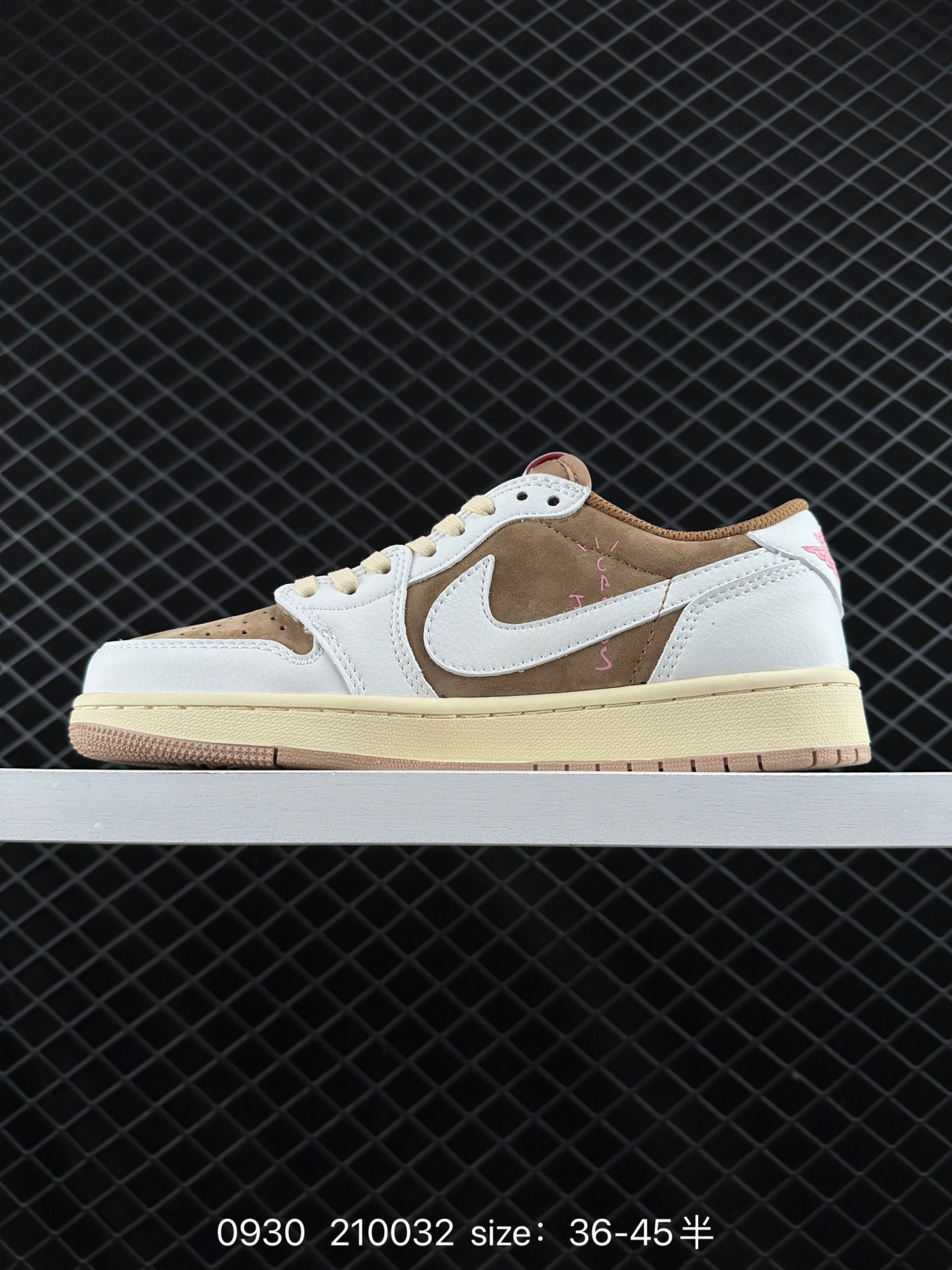 fragment design x Travis Scott x Nike Air Jordan 1 Low OG SP”Black/Green Toe“